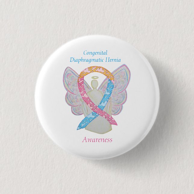 Congenital Diaphragmatic Hernia CDH Awareness Pin (Front)