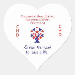 Congenital Heart Defect Awareness Week Stickers