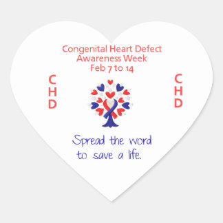 Congenital Heart Defect Awareness Week Stickers