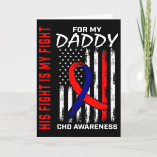 Congenital Heart Defect Chd Awareness Daddy Americ Card
