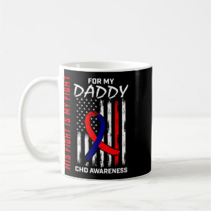 Congenital Heart Defect Chd Awareness Daddy Americ Coffee Mug