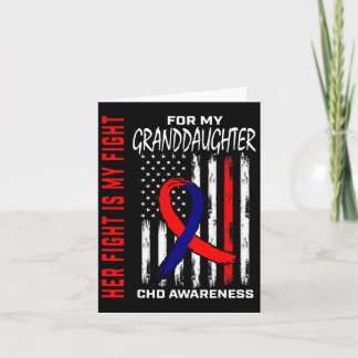 Congenital Heart Defect Chd Awareness Granddaughte Card