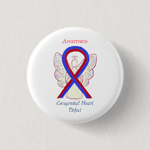 Congenital Heart Defect CHD Awareness Ribbon Pins