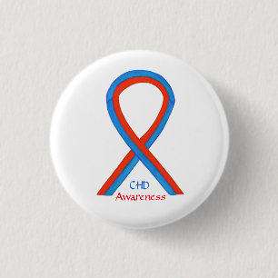 Congenital Heart Defect CHD Awareness Ribbon Pins