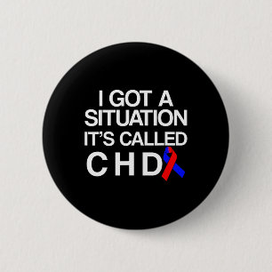 Congenital Heart Disease Defect Survivor Chd Warri 6 Cm Round Badge