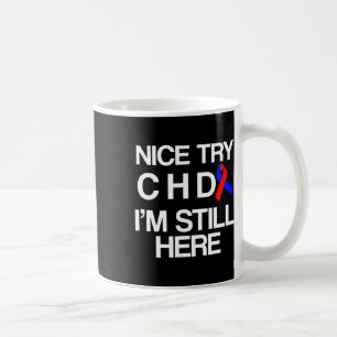 Congenital Heart Disease Defect Survivor Chd Warri Coffee Mug