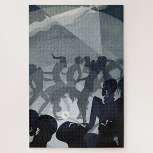 Congo – 1928 Aaron Douglas Art Jigsaw Puzzle