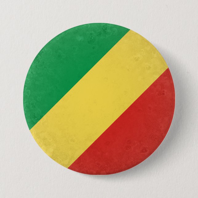 Congo 7.5 Cm Round Badge (Front)