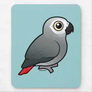 Congo African Grey Mouse Pad