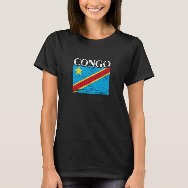 Congo African Pride and Heritage  2 T-Shirt (Front)