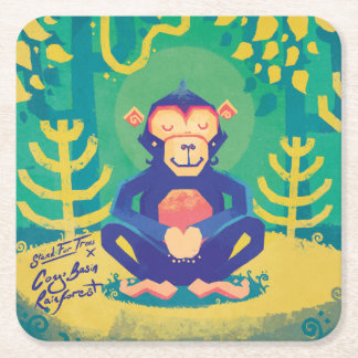 Congo Basin Square Paper Coaster