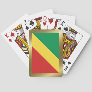 Congo-Brazzaville Flag Playing Cards