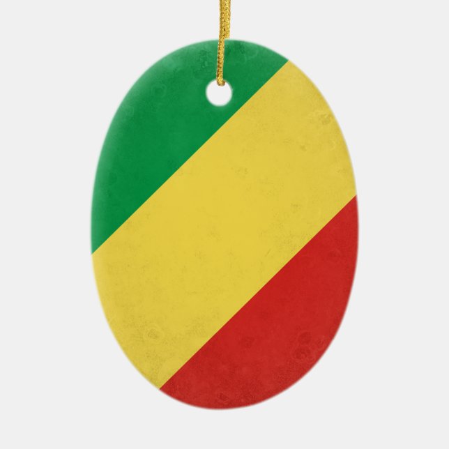 Congo Ceramic Ornament (Front)