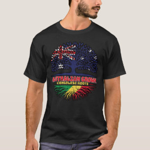Congo Congolese Australian Australia Tree Roots T-Shirt