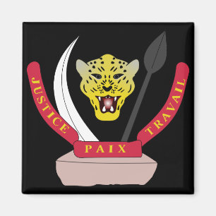 congo democractic emblem magnet