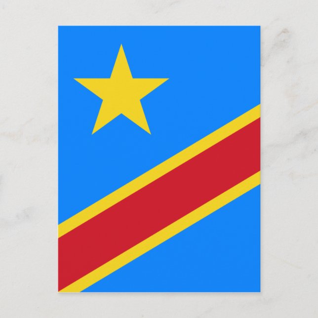 congo democratic postcard (Front)
