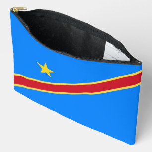 Congo flag accessory pouch
