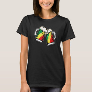 Congo Flag Beer Mug Cool Congolese Beer T-Shirt