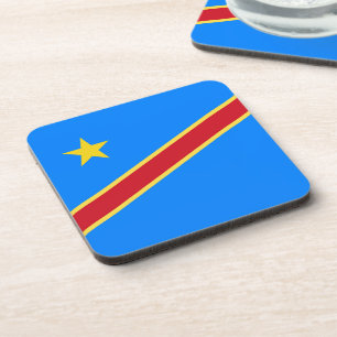 Congo flag coaster