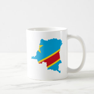 Congo Flag map CD Coffee Mug