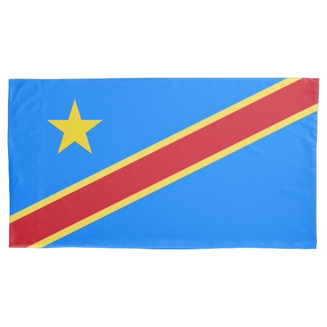 Congo flag pillowcase (Front)