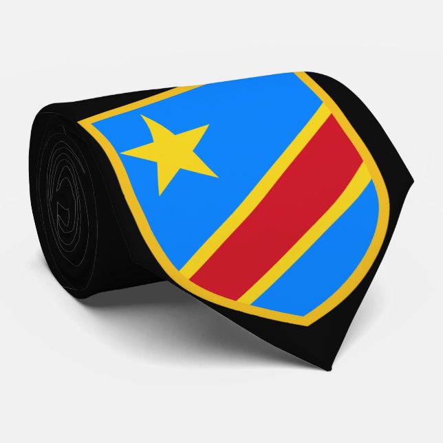 Congo Flag Tie (Rolled)
