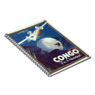 Congo For Adventure! travel poster Notebook