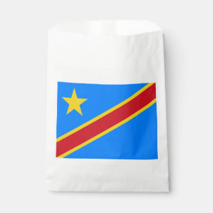 Congo Kinshasa Flag Favour Bag