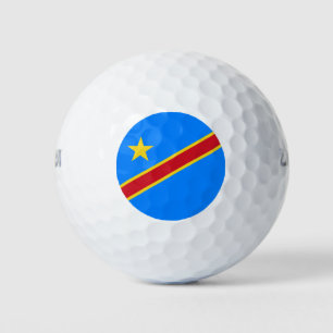 Congo Kinshasa Flag Golf Balls