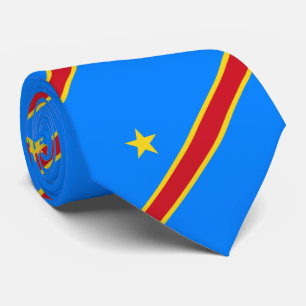 Congo Kinshasa Flag Tie