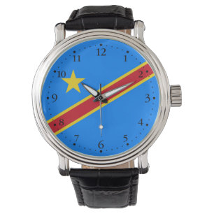 Congo Kinshasa Flag Watch