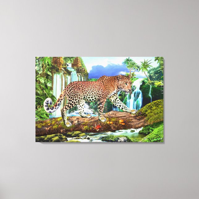 CONGO LEOPARD CANVAS PRINT (Front)