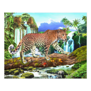 CONGO LEOPARD PHOTO PRINT