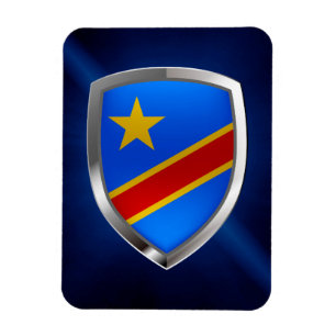 Congo Mettalic Emblem Magnet
