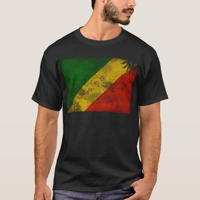Congo Republic Flag T-Shirt (Front)