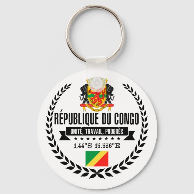 Congo Republic Key Ring (Front)
