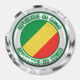 Congo Round Emblem Magnet
