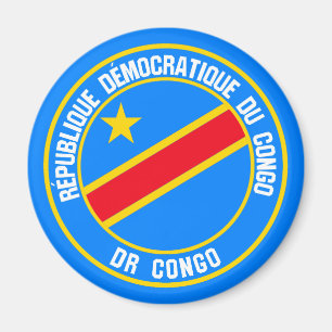 Congo Round Emblem Magnet