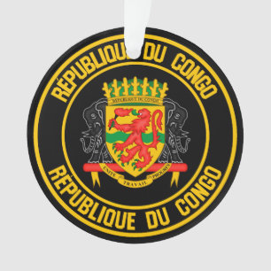 Congo Round Emblem Ornament