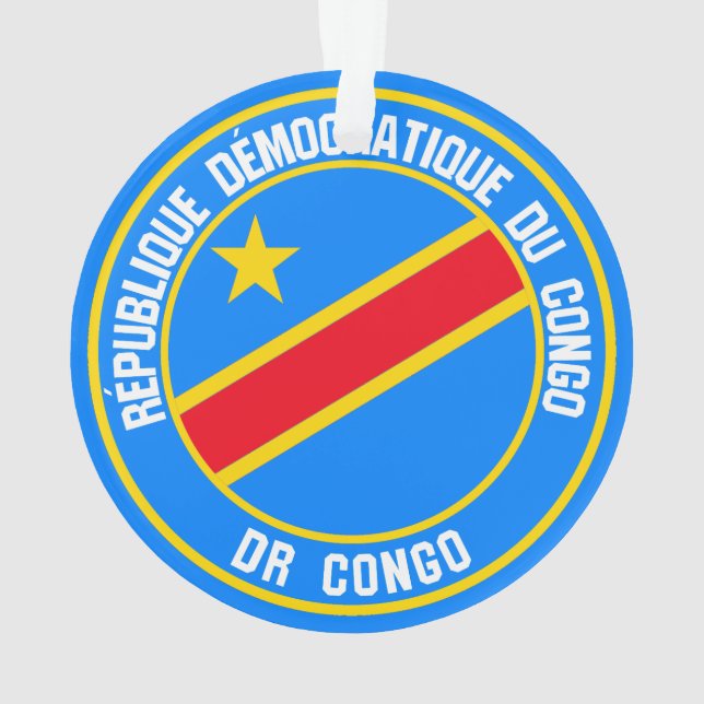 Congo  Round Emblem Ornament (Back)