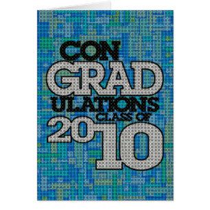 conGRADulations Class Of 2010 Blue Card