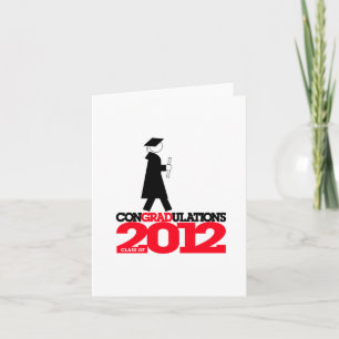 ConGRADulations Class of 2012 Card Cap Gown 5