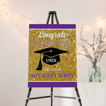 Congrats! 50TH Class Reunion Sign