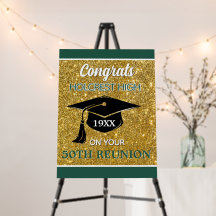 Congrats! 50TH Class Reunion Sign