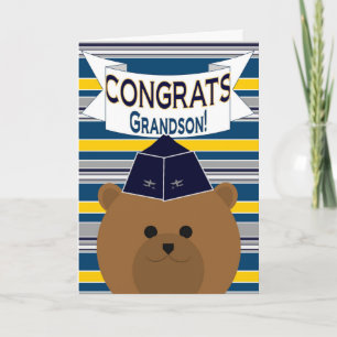 Congrats - Air Force - Grandson Card