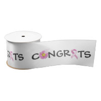 Congrats Breast Cancer Pink Ribbons