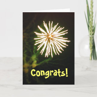 Congrats card