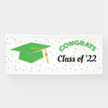 Congrats Class (GREEN) Banner