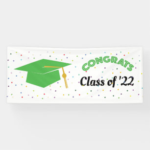 Congrats Class (GREEN) Banner