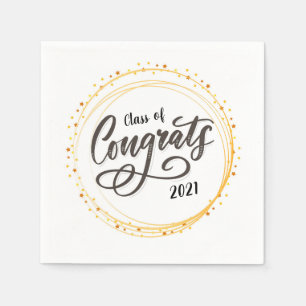 Congrats Class of 2021 Napkin